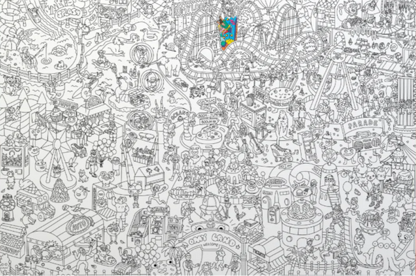 AFFICHES - Coloriage géant « Parc magique »