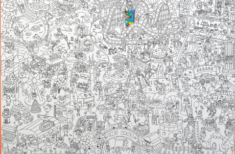 AFFICHES - Coloriage géant « Parc magique »