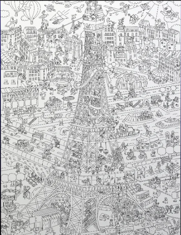 AFFICHES - Coloriage géant « Ma dame de fer»