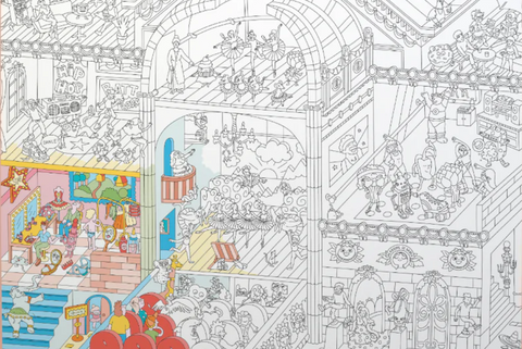 AFFICHES - Coloriage géant « Oh Opéra »