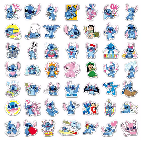 AUTOCOLLANTS- Stikers stitch x 30 autocollants