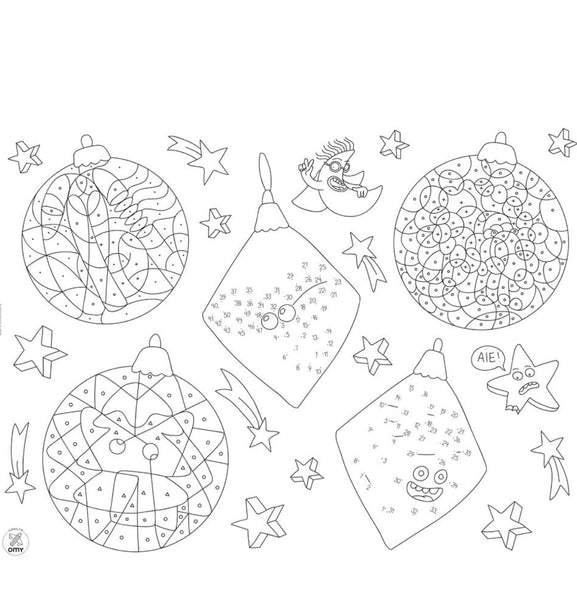 Coloriage - Coloriage de Noël x2