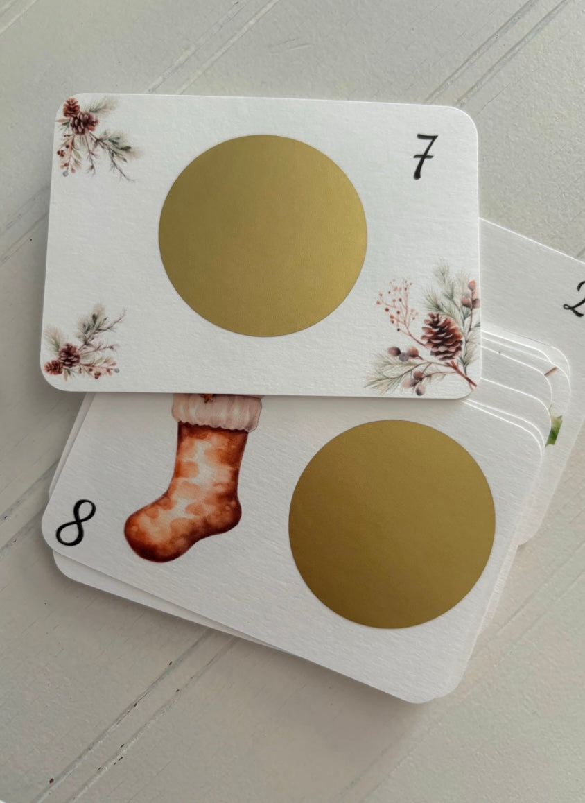 JEUX- Calendrier de l’avent à gratter