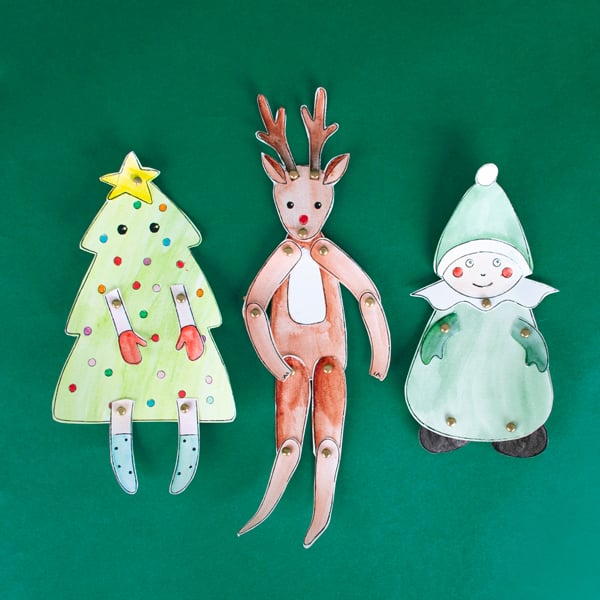 JEUX - Personnages articulés de Noël