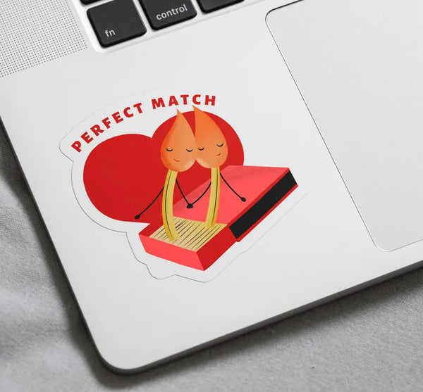 AUTOCOLLANTS - Autocollants “Mon perfect match” ( vendu par pièce)