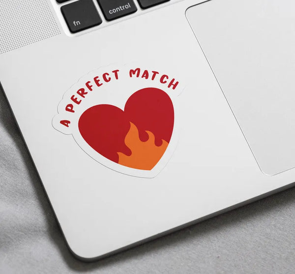 AUTOCOLLANTS - Autocollants “Mon perfect match” ( vendu par pièce)
