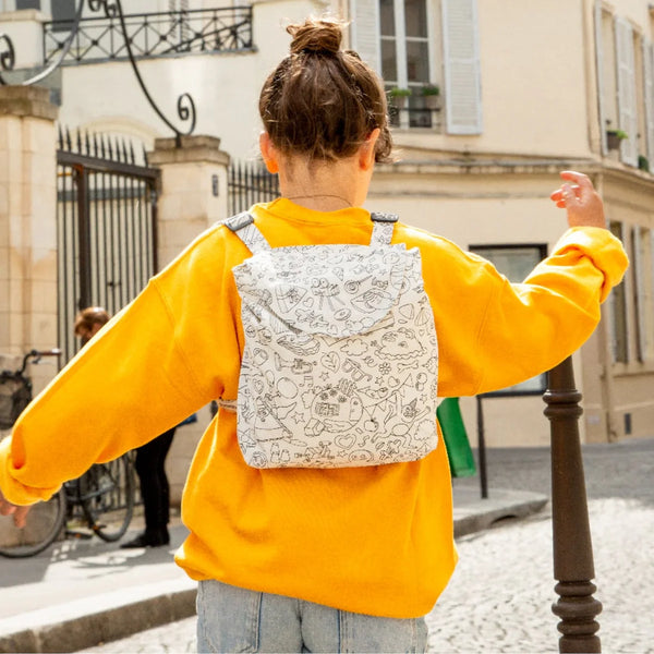 COLORIAGE - Sac à dos à colorier à l’infini avec des feutres lavables
