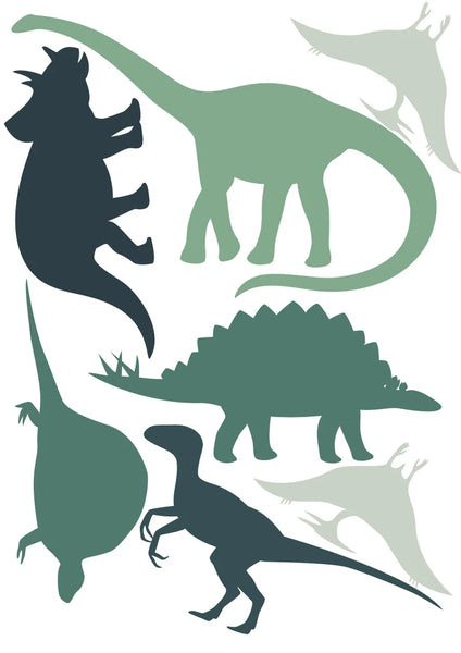 AUTOCOLLANTS - Étiquettes murales Dinosaures pour chambré bébé 🦕