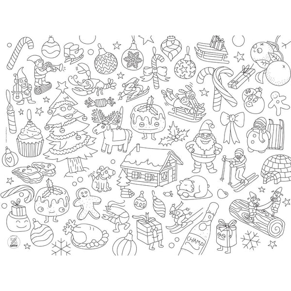 Coloriage - Coloriage de Noël x2